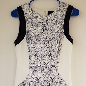 Colorblock cocktail dress